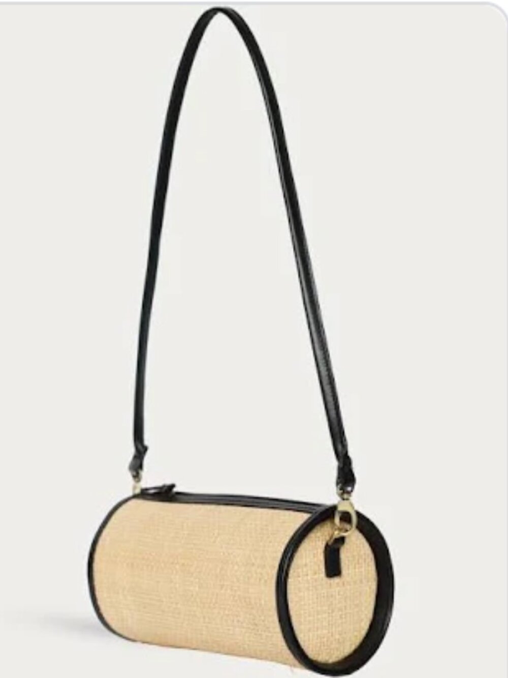 Bembien Lilou Raffia Black Leather